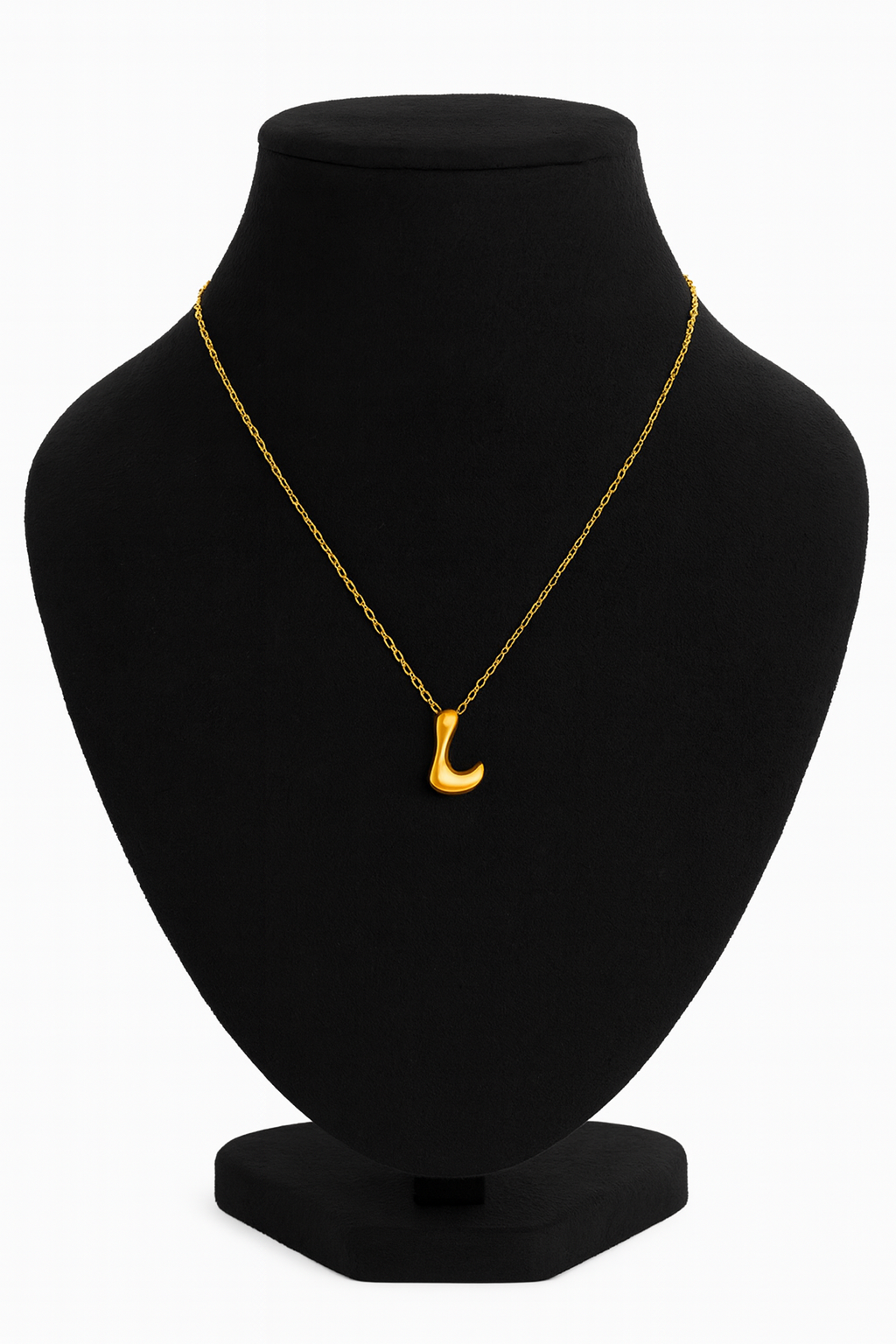 "L" Initial Pendant Necklace