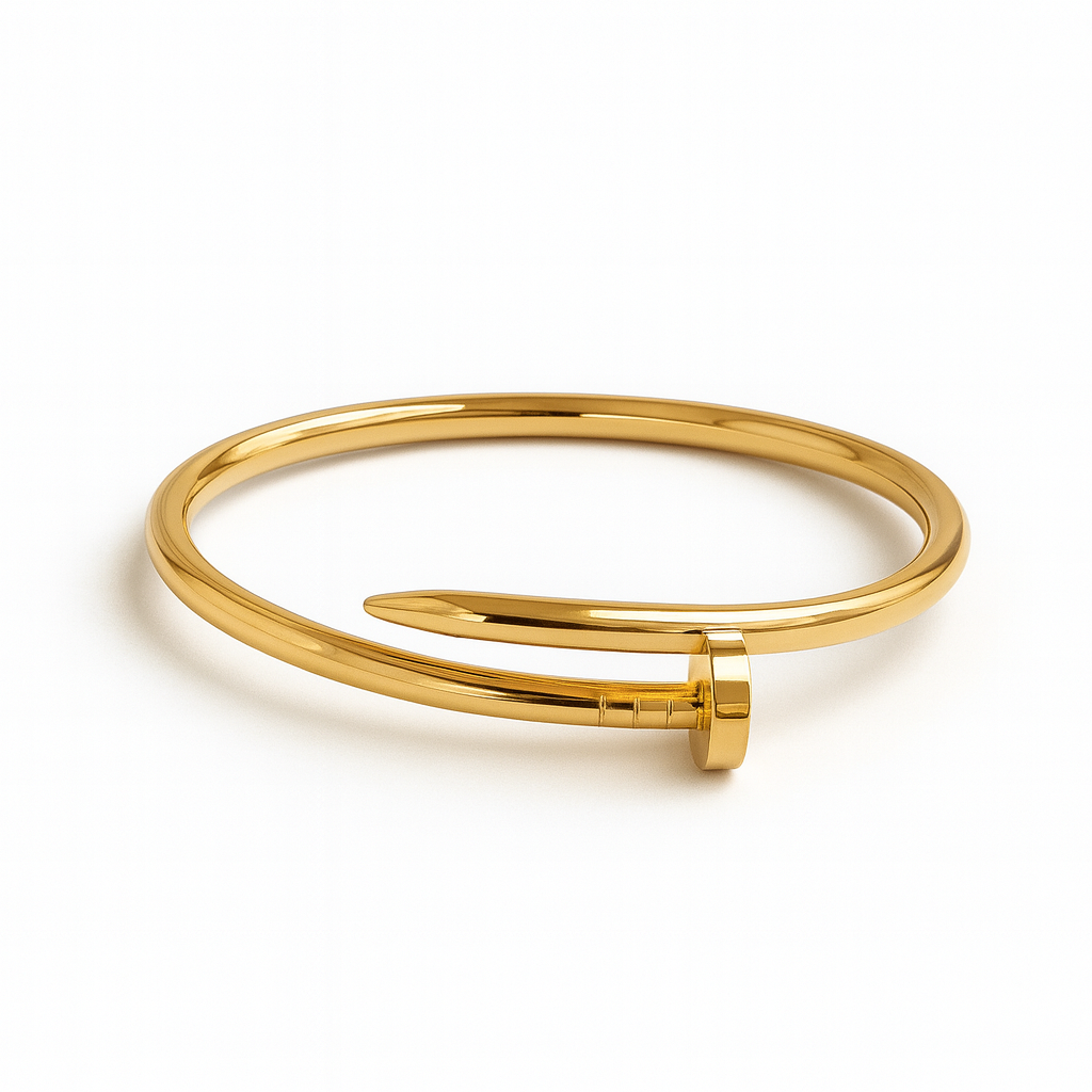 Forge Nail Wrap Bracelet – Gold Finish