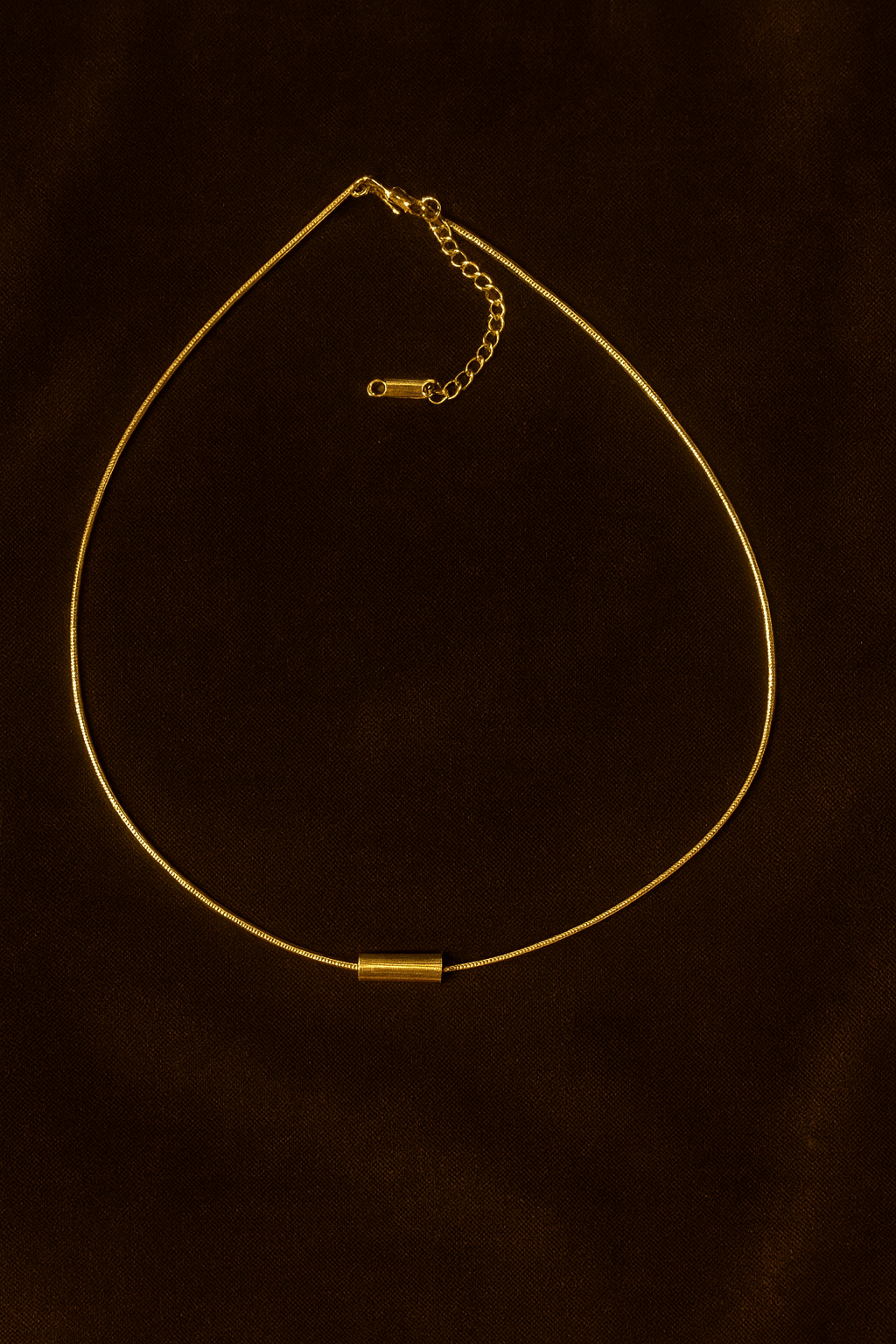 Golden Minimalist Choker Necklace