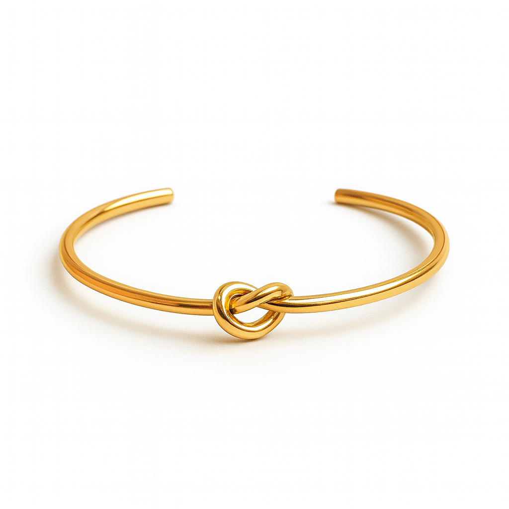 Love Knot Cuff – Gold Finish