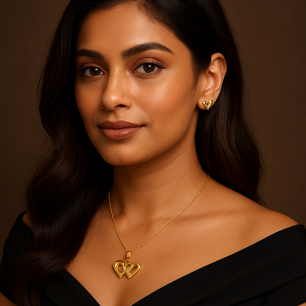 Eternal Bond Heart Jewelry Set