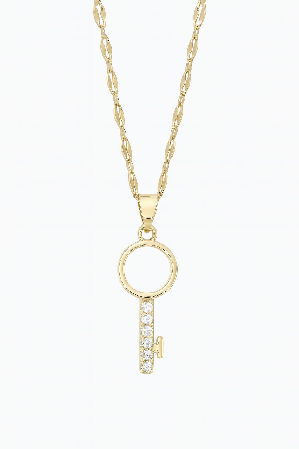 Key to Elegance Pendant Necklace