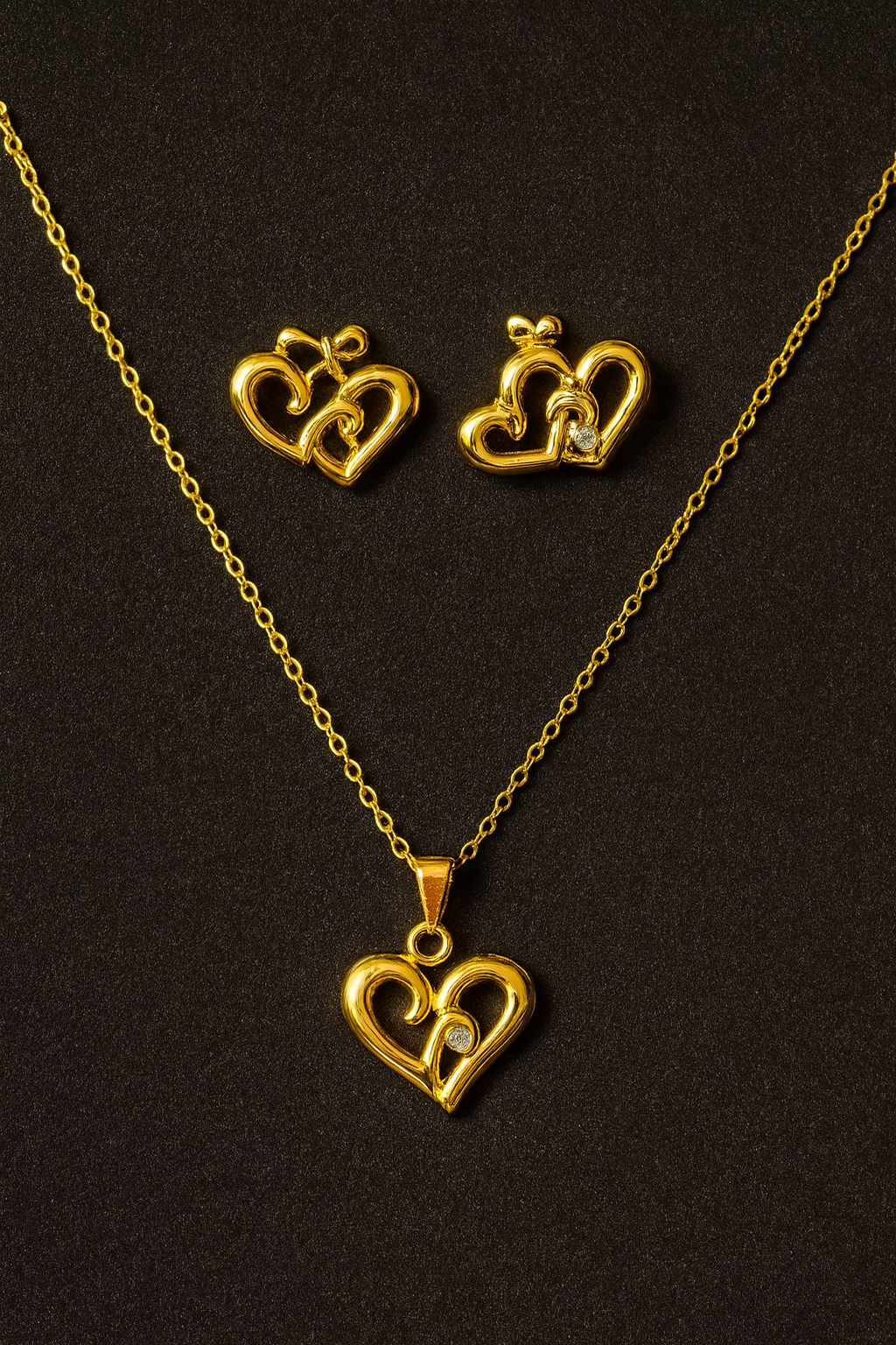 Eternal Bond Heart Jewelry Set
