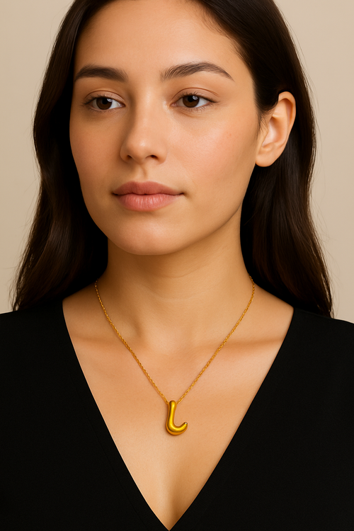 "L" Initial Pendant Necklace
