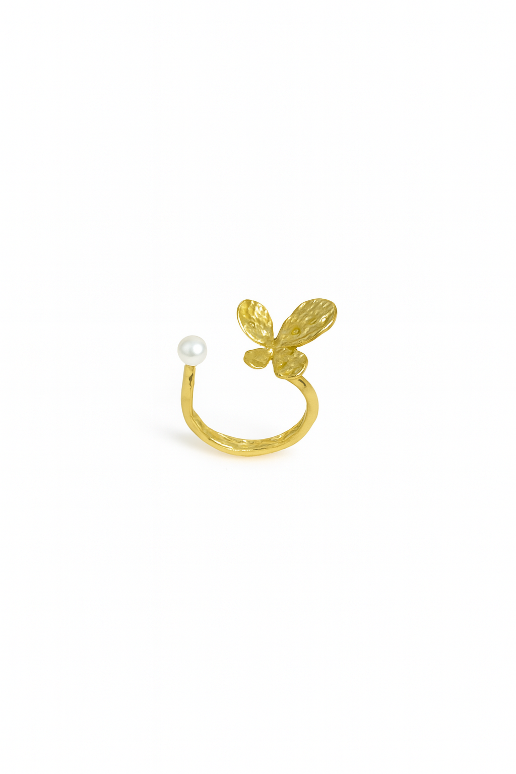 Golden Bloom Adjustable Ring