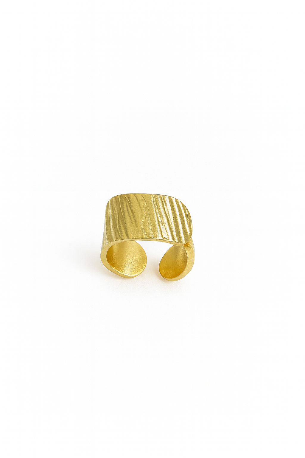 Textured Bold Band Ring