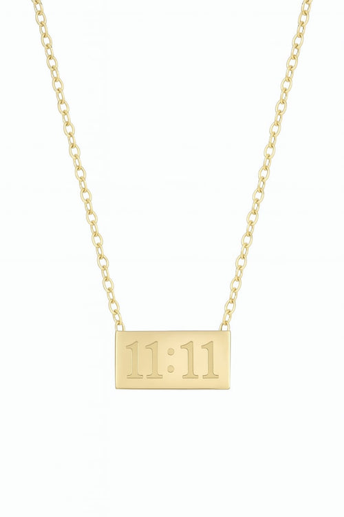 11:11 Manifestation Bar Necklace