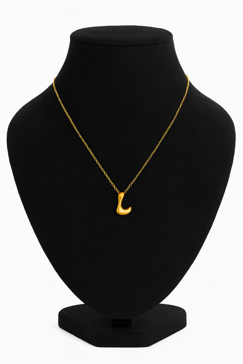 "L" Initial Pendant Necklace